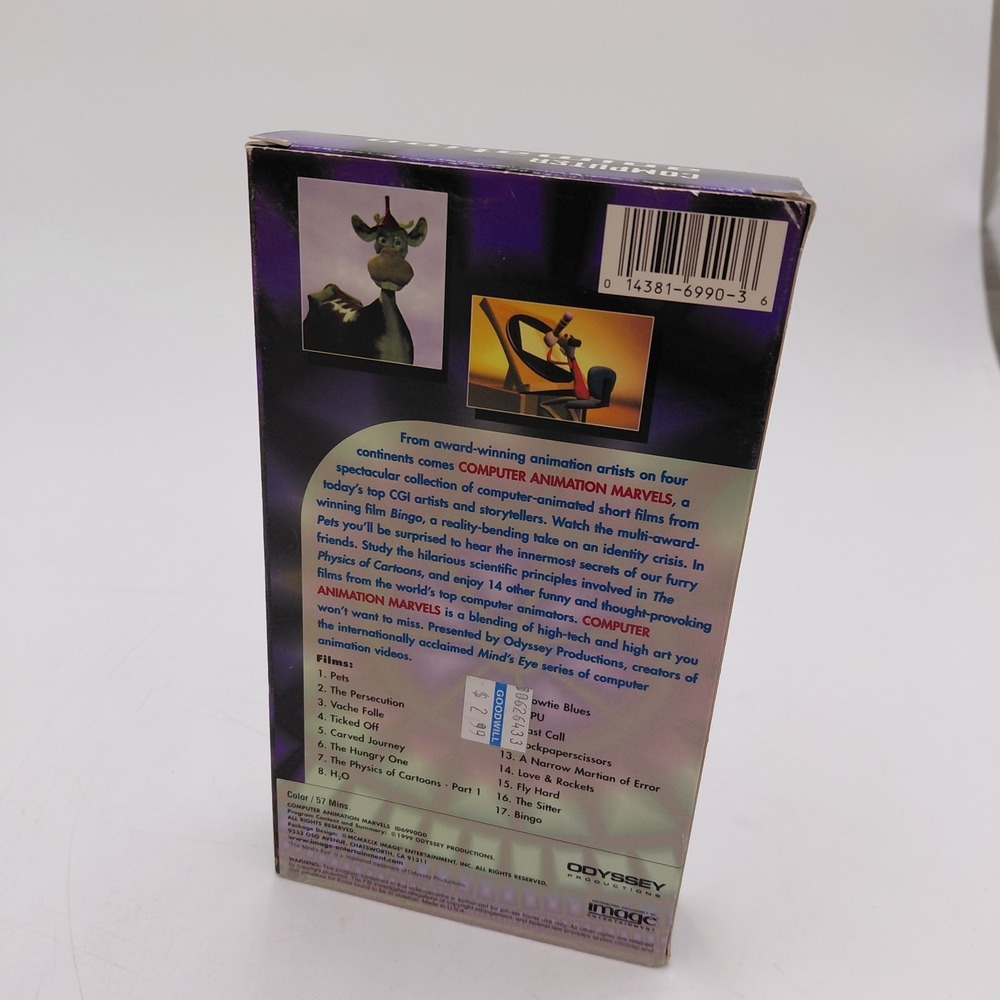 Computer Animation Marvels [VHS] Rare - Picture 2 of 4